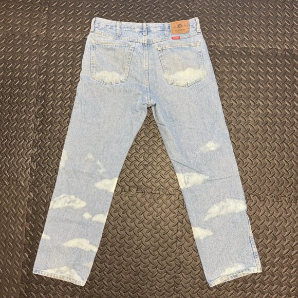WRANGLER Custom Bleached Clouds Jeans - Picture 2 of 4